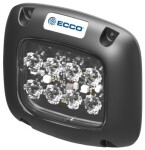 Vilkur ECCO pinnapealne 2X4LED kollane, R65 12/24V, securiled