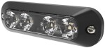 Vilkur ECCO pinnapealne 4LED punane, ECE65 12-24V XTP4RR