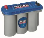 Aku Optima 75Ah 975A DC5,5 BlueTop Veesõidukitele