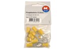 Elektritarvik, materjal Rõngasliidis M10 (10,5mm) kollane