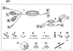 BRINK 764159 / extension for 10pin to 13pin kit (ignition current)