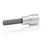 TOPTUL Padrun kuuskant 1/2" HEX, pikk, pikkus 80mm, 1/2", 7mm