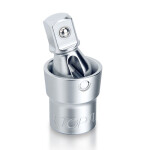 liigend, pesa / spindel:1/2", profil: nelinurk, : 45°, kruvikeeraja otsikule, padrunile, käepidemele, pikendustele, pikkus.: 62mm, viimistlus: kroom satiin