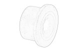 OE MAZDA PE01-15-242 / radiator mount (rubber, pad) fits: mazda 2, 3, 6, cx-3, cx-5, cx-9 1.5-2.5h 11.11-