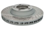 SHW PFL49919 / two-piece brake disc front left fits: porsche 911, 911 targa, boxster spyder 3.8 05.11-12.19