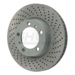 SHW PFR39812 / brake disc front right fits: porsche boxster, cayman 2.7/3.4 04.12-05.16