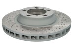 SHW PFR49910 / two-piece brake disc front right fits: porsche 911, 911 targa, boxster spyder 3.8 05.11-12.19