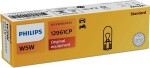 PHILIPS  Hõõgpirn W5W 12V 5W Klaassokliga lamp 12961CP