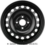 5J x14 H2; Plekkvelg; Volkswagen: UP / Lupo II  06/11-; Seat Mii 06/11-; Skoda Citigo 06/11-