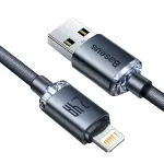 kaabel laadijale USB - LIGHTNING BASEUS CRYSTAL SHINE, 2.4A, 2M (must)