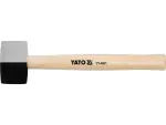 Kummihaamer 340g must / valge