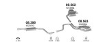 POLMO  Глушитель выхлопных газов конечный 08.562