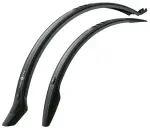Porilaudade komplekt must plast VELO 55 CROSS