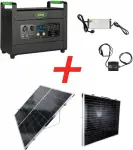 mobiilne solargeneraator 230v energiajaam "power station" 1920wh/48v. 40ah jbm