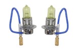 лампа галоген, 2шт., H3, ретро, 12V, max. 55W, Цвет светлый желтый, max. 2700K, тип разъeм PK22S, не подходит для использования на дорогах общего пользования, содержит 2 palniki