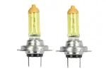 лампа галоген, 2шт., H7, PowerTec ретро , 12V 55W светлый желтый, max. 2700K,  PX26D