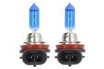 лампа галоген, 2шт., H8, Xenon синий, 12V, max. 35W, Цвет светлый холодный белый, max. 6000K, тип разъeм PGJ19-1, не подходит для использования на дорогах общего пользования, содержит 2 pa