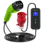 Qoltec elektriautode mobiilne laadija 2-in-1 tüüp 2, faas 1, 230V, 7kW, 32A