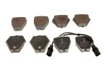 QUARO Piduriklotsi komplekt,  ketaspidur QP4226