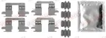 QUICK BRAKE  Lisakomplekt, ketaspiduriklotsid 109-0005