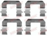 QUICK BRAKE  Lisakomplekt, ketaspiduriklotsid 109-1617