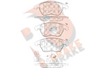 R BRAKE  Piduriklotsi komplekt,ketaspidur RB1567