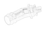 OE JOHN DEERE R123586-JD / crankcase breather hose fits: john deere 6010, 6020, 6110, 6310, 6320, 6410, 6420, 6510, 6520, 6610, 6620, 6810, 6820, 6910, 6920