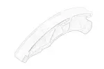 OE MAZDA R2AA-12-671 / engine chain guide fits: mazda 3, 6, cx-7 2.2d 08.08-09.14