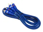 RCA juhe 6mm 1.5m sinine