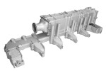 VANCOOLER REC.REGMP4-2-FAS / exhaust cooler (rebuilt 1002mm x 219mm x 293mm, without retarder) euro 6 fits: mercedes actros mp2 / mp3, actros mp4 / mp5, antos, arocs 471.943-om542.960 04.03-