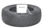 REHVIKLEEBIS, VALGE, 100X150/500TK. RULLIS (TYRE PLUSS)