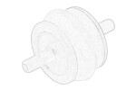 OE MAZDA RF4F-18-746 / vacuum pump valve suitable for: mazda 3, 323 f vi, 323 s vi, 5, 6, 626 v, cx-7, mpv ii, premacy 2.0d/2.2d 04.98-09.14