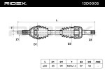 RIDEX Veovõll 13D0005