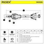 RIDEX Veovõll 13D0089