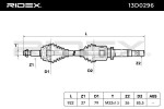 RIDEX Veovõll 13D0296