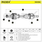 RIDEX Veovõll 13D0364