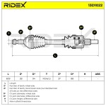 RIDEX Veovõll 13D1022