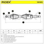 RIDEX Veovõll 13D1615