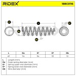 RIDEX vedru 188C0116