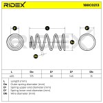 RIDEX vedru 188C0213