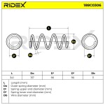 RIDEX vedru 188C0306