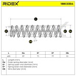 RIDEX vedru 188C0354