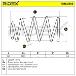 RIDEX vedru 188C0395
