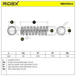 RIDEX vedru 188C0644