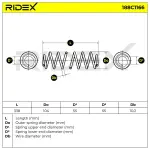 RIDEX vedru 188C1166