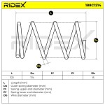 RIDEX vedru 188C1214