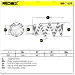 RIDEX vedru 188C1422