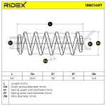 RIDEX vedru 188C1497