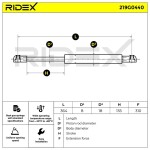 RIDEX luugiamort,  pagasi-/veoruum 219G0440