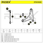 RIDEX Õõtshoob,  käändmik 273C0029